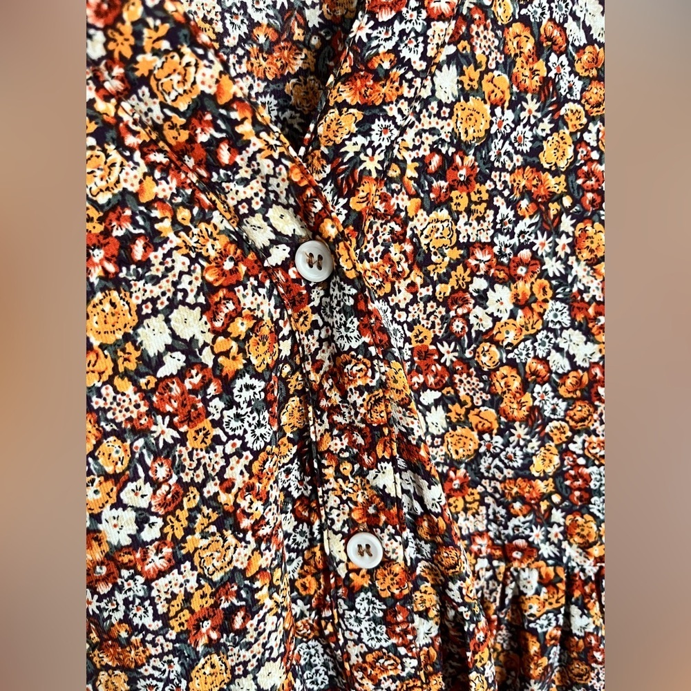 Flawless Vibrant Floral Patterned Dress - Picture 3 of 6